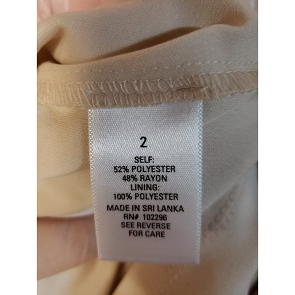 NWOT Roz & Ali Pink Rose Dress Size 2 - Picture 3 of 6